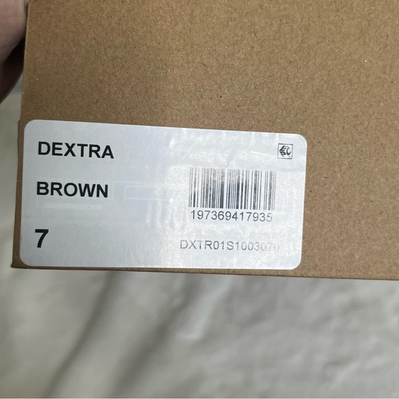 NWT STEVE MADDEN DEXTRA KNEE HIGH BOOTS POINTED TOE IN BROWN SIZE 7 - Picture 13 of 13